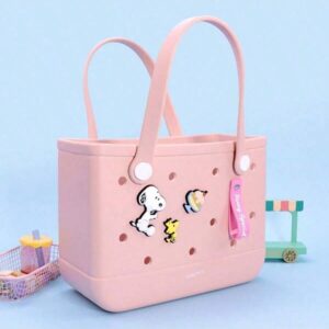 Miniso Snoopy Series Multifunctional Hole Punch Tote Bag
