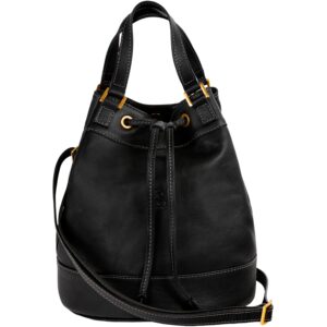 Time Resistance Women's Leather Bag Handmade Small Shoulder Bag Made in Italy with Removable Strap